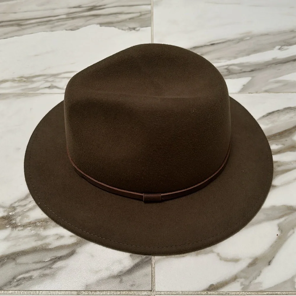 Chic Brown Women's Fedora Hat - Picture 12 of 14